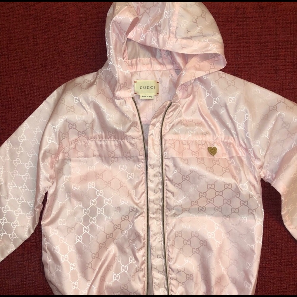 Gucci Windbreaker Jacket Toddler Girl size 3T